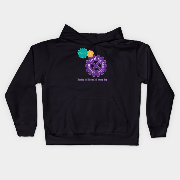 Great Big beautiful Tomorrow Kids Hoodie by old_school_designs